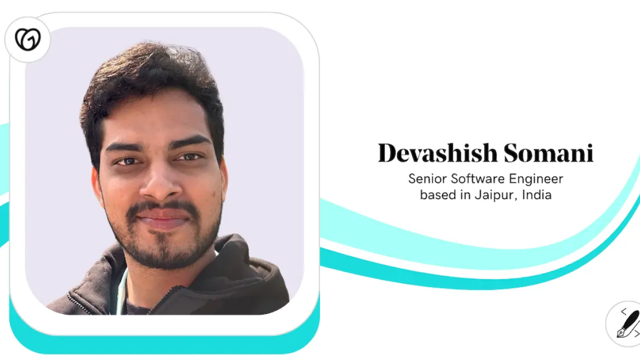 Devashish Somani, Senior Software Engineer, GoDaddy.