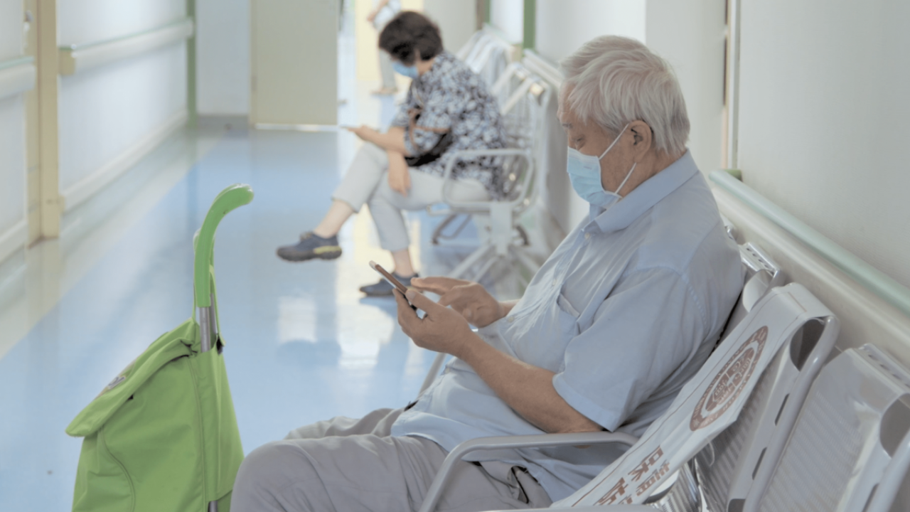 Patients waiting doctor's office