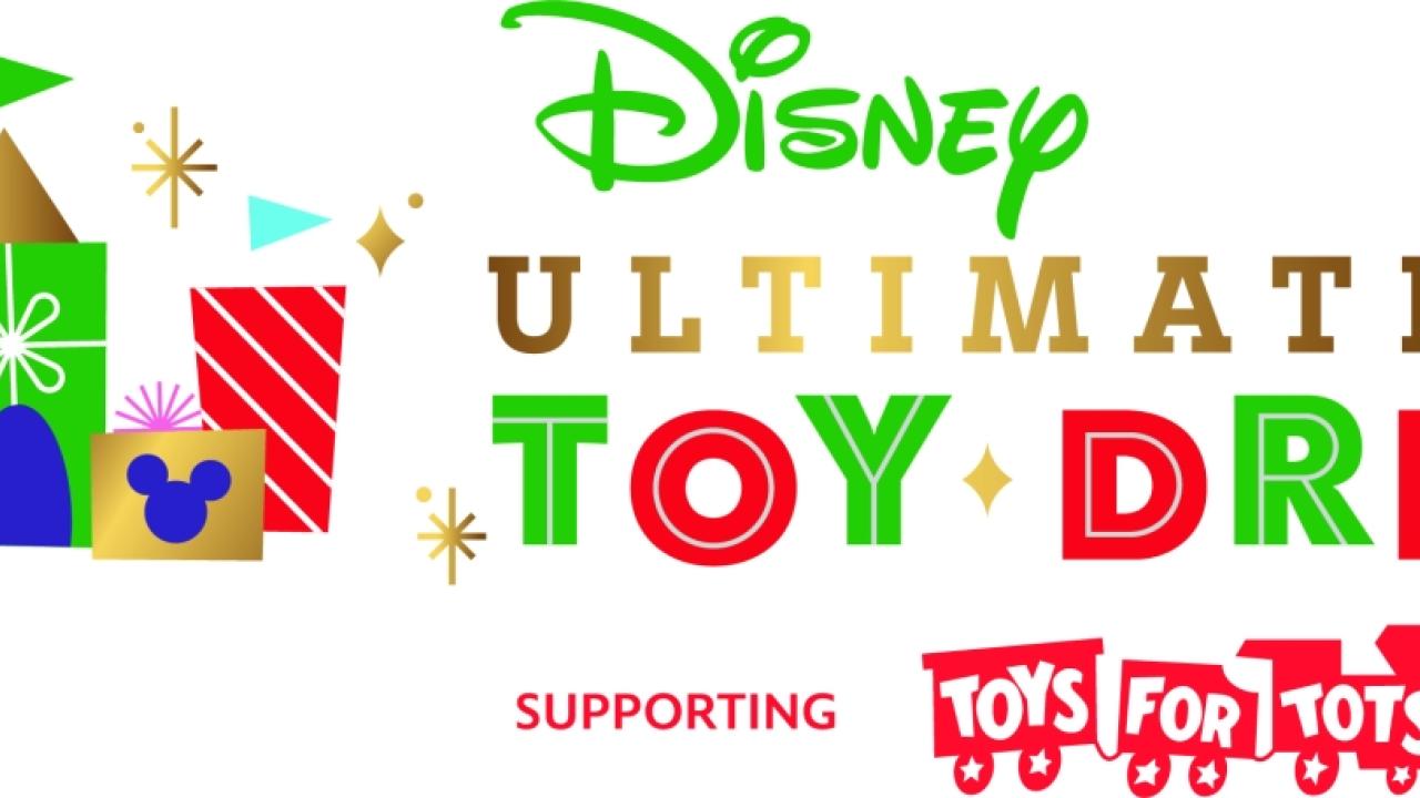 Banner image reading, "Disney Ultimate Toy Drive"