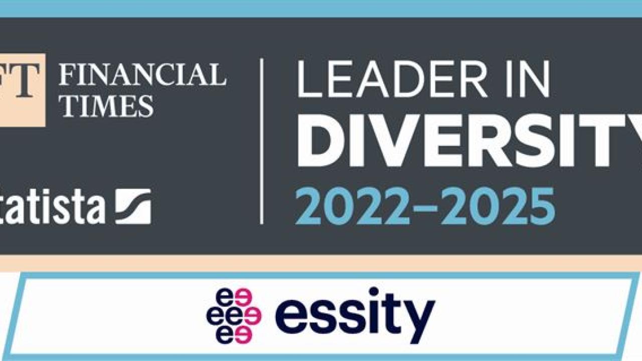 Essity: Financial Times Leader in Diversity 2022-2025