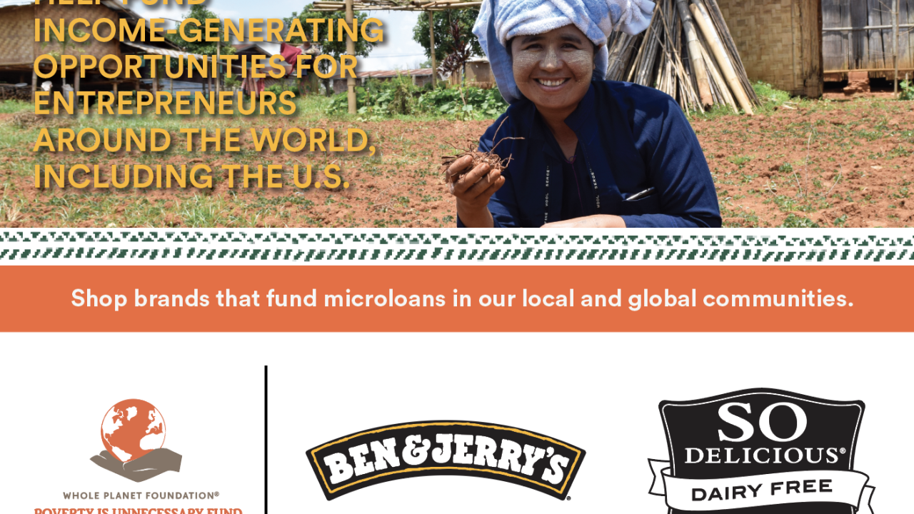 Help fund income-generating opportunities for entrepreneurs around the world, including the U.S.