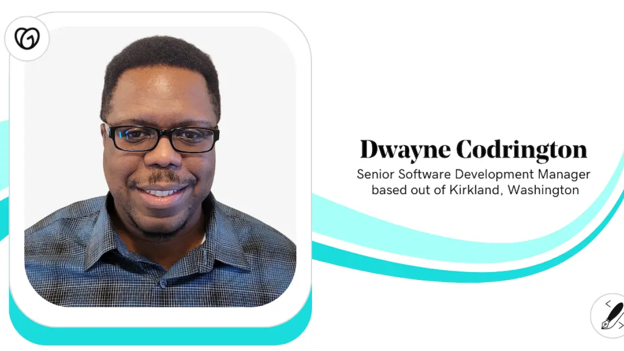 Dwayne Codrington, Senior Software Development Manager, GoDaddy.