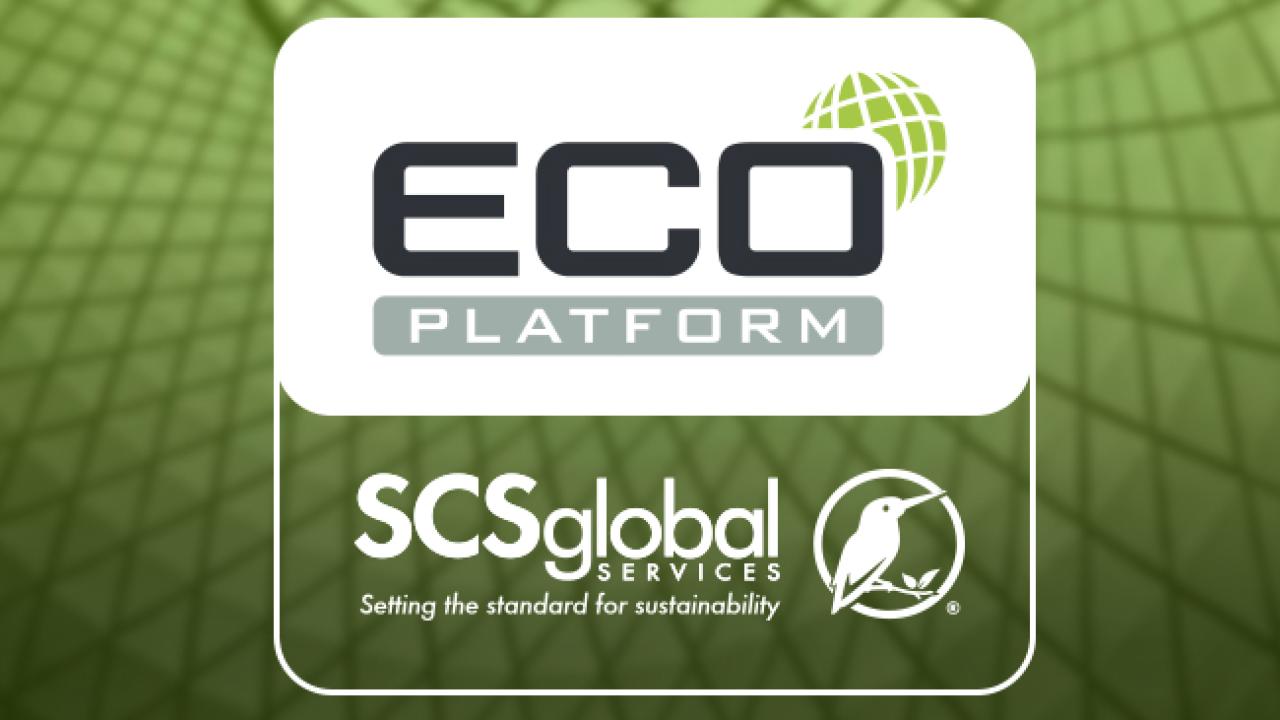 ECO Platform and SCS Global Services