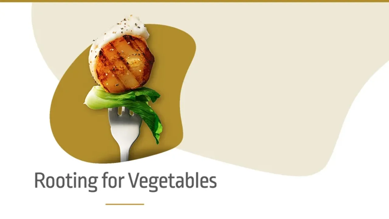 "Rooting for vegetables"