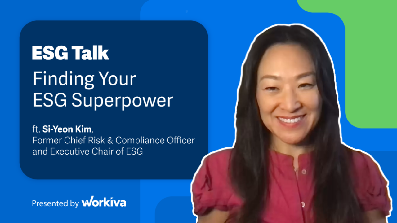 ESG Talk: Finding your ESG Superpower. Photo of Si-Yeon Kim.