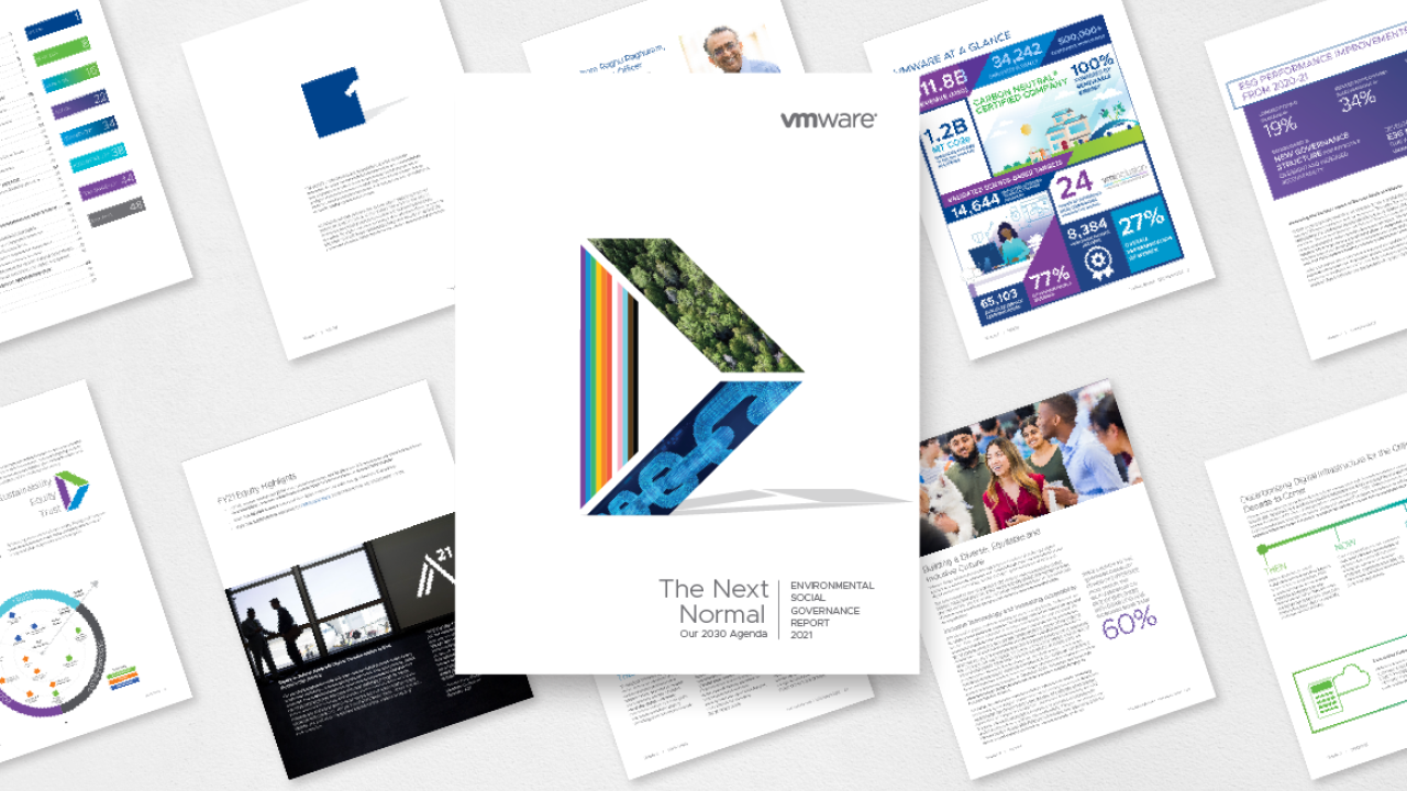VMware's ESG Report Cover