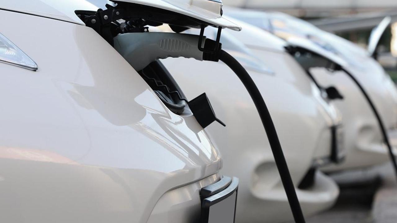 EV cars charging