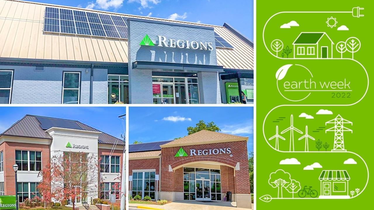 four images of Regions Bank