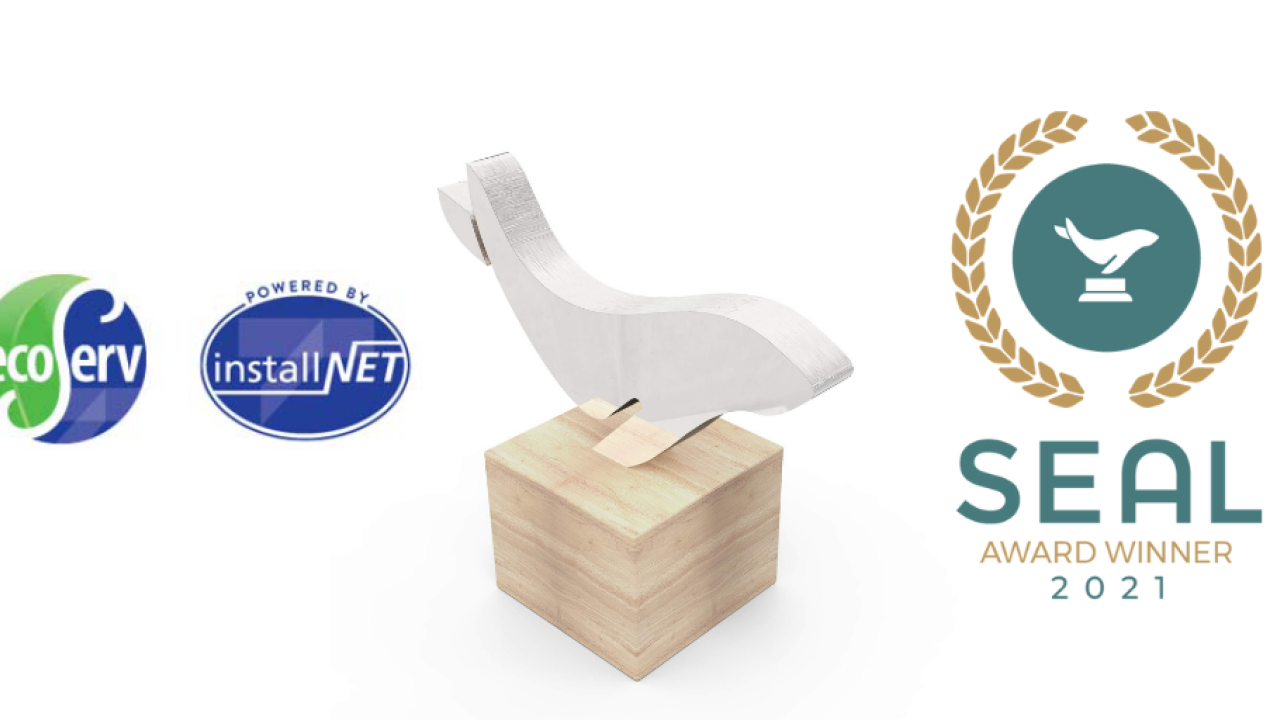 InstallNET EcoServ SEAL logos