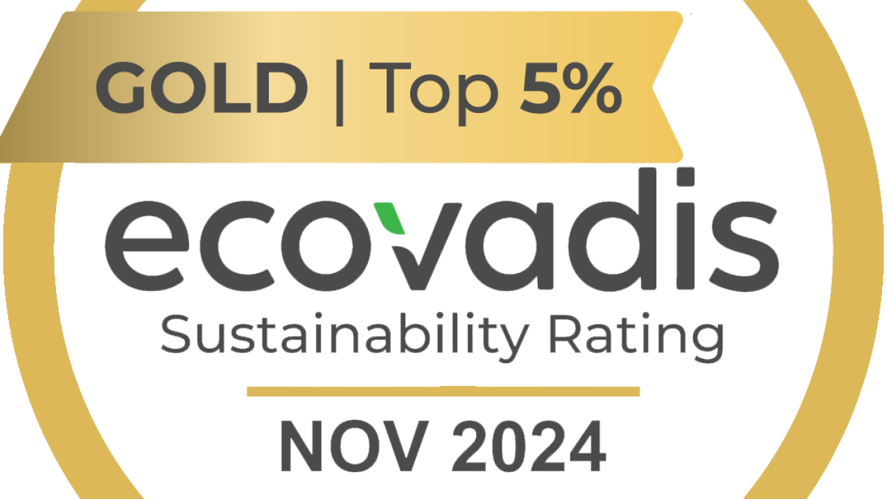 ecovadis Gold award icon 2024