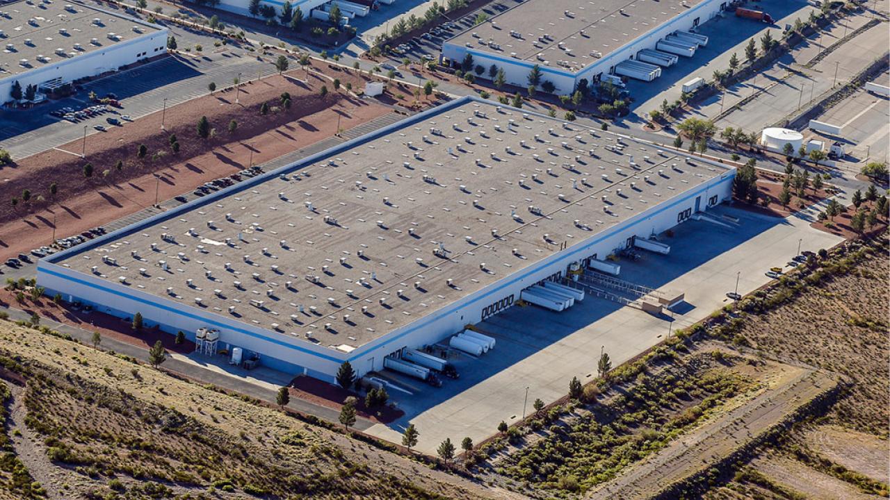 Aerial view of the El Paso Plant
