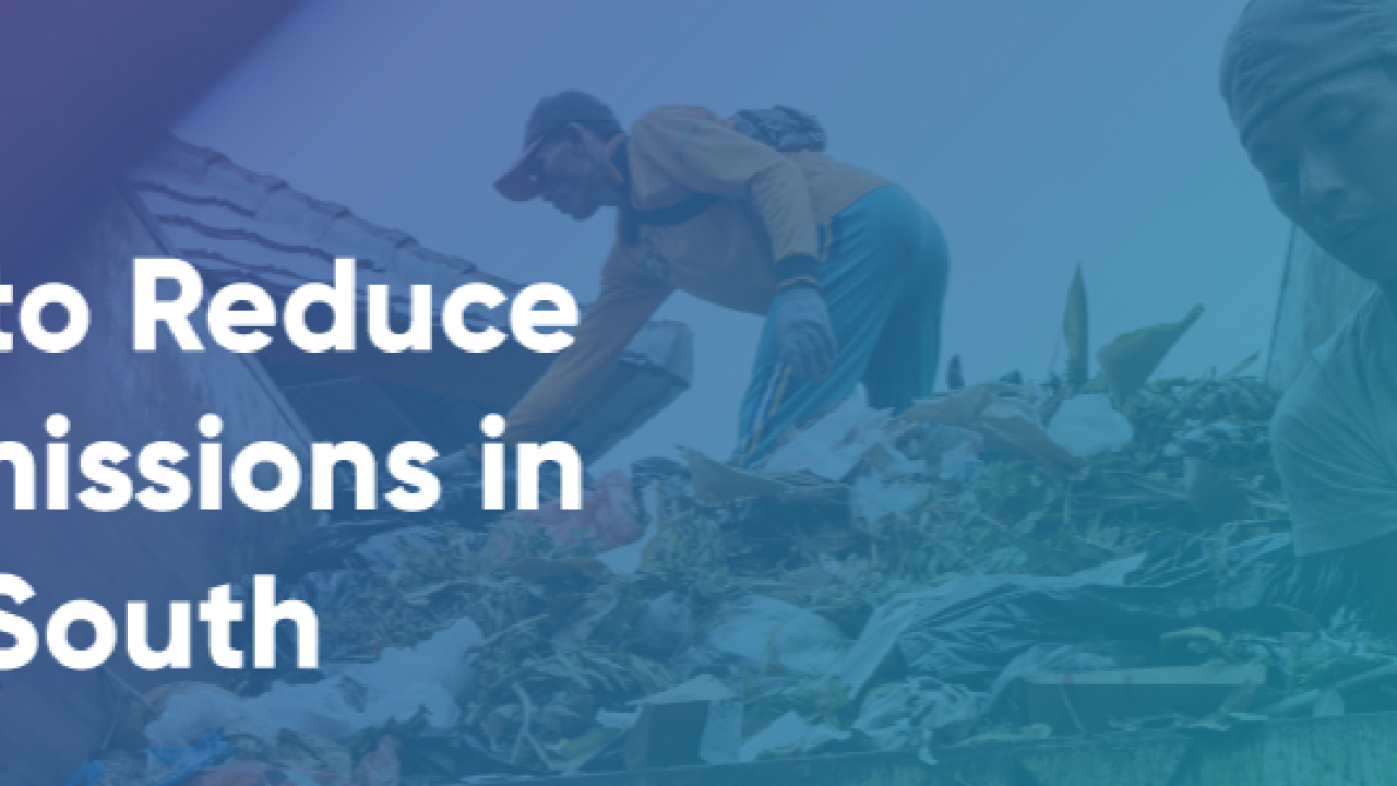 Partnering to Reduce Methane Emissions in the Global South