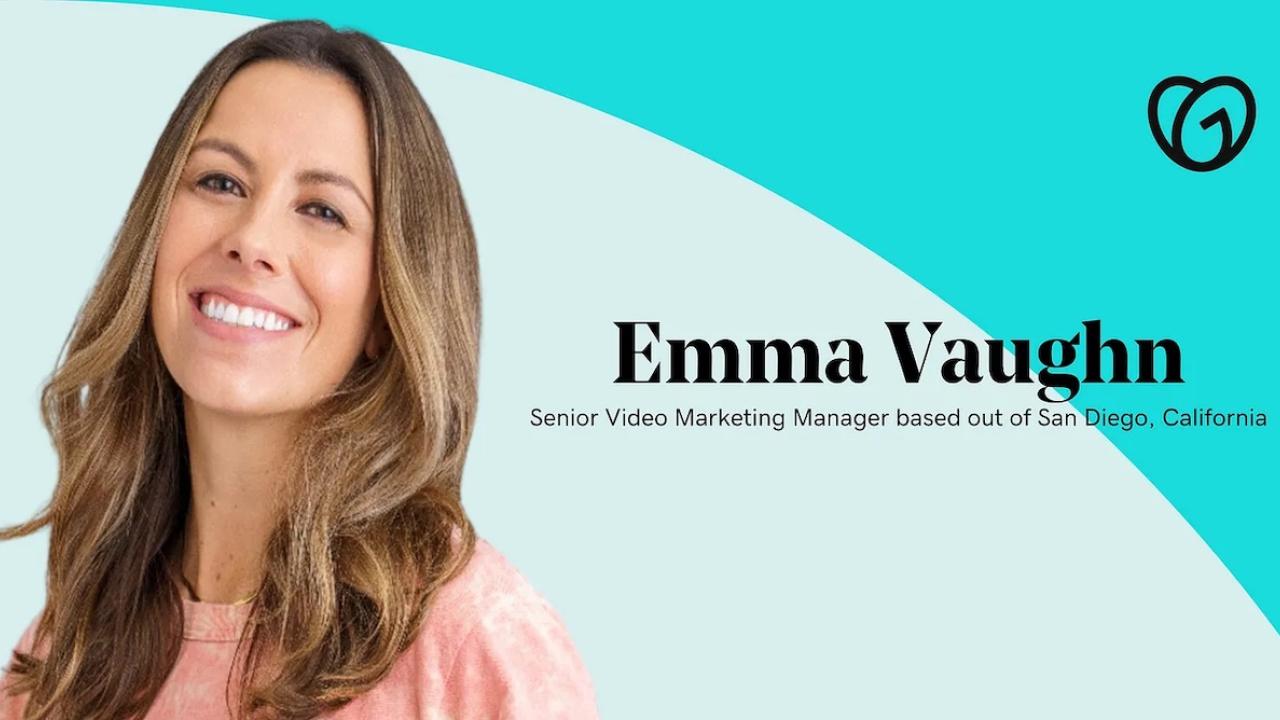 Emma Vaughn, Senior Video Marketing Manager, GoDaddy.