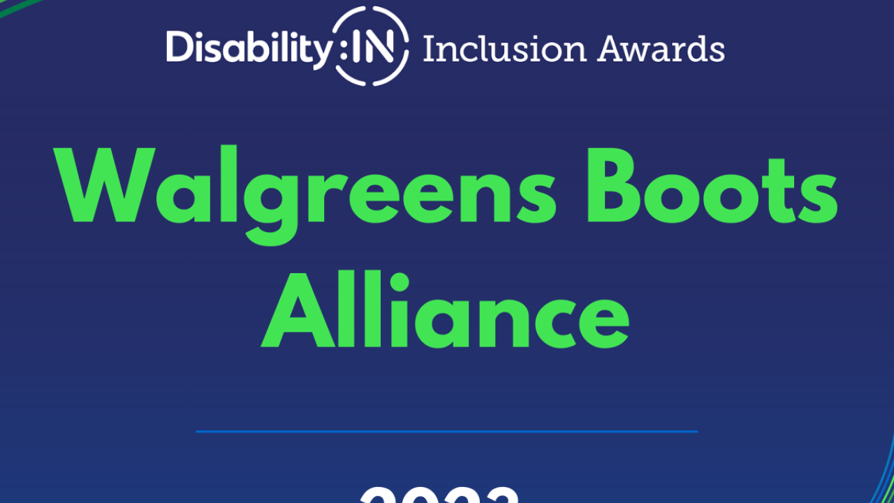 Walgreens Boots Alliance Named Disability:IN’s 2023 Employer of the Year