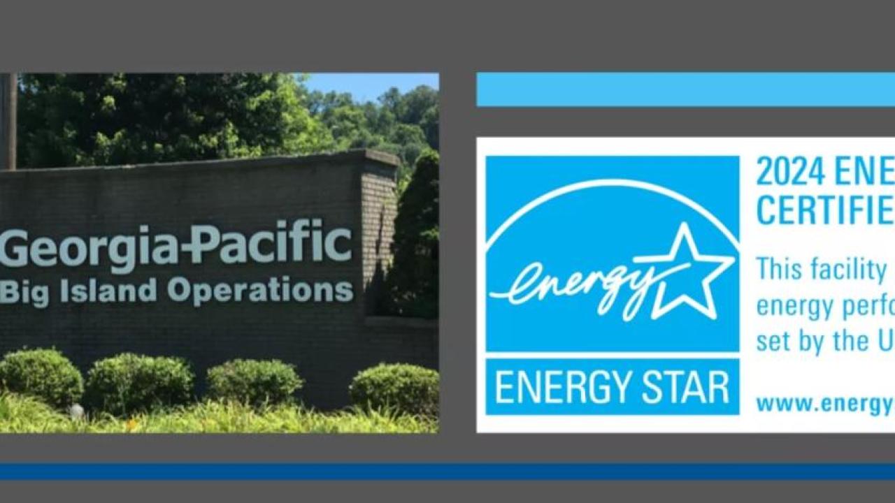 Georgia-Pacific sign and the Energy Star Logo