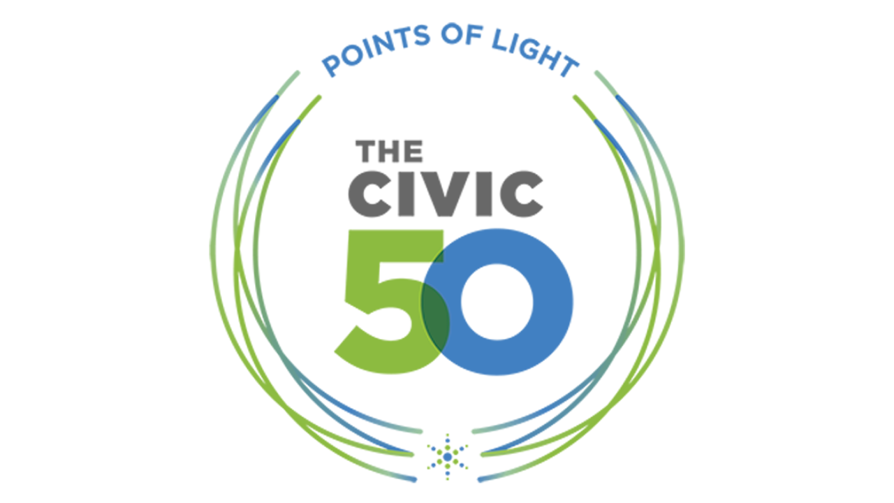 Points of Light Civic 50 logo