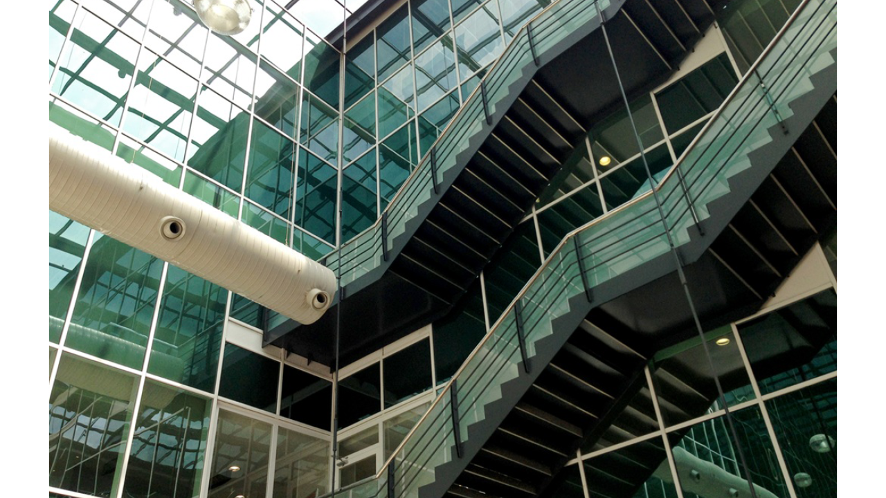 Stairways in a business center