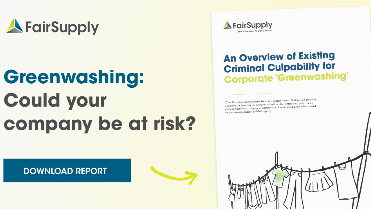 New briefing: An Overview of Existing Criminal Culpability for Corporate 'Greenwashing'