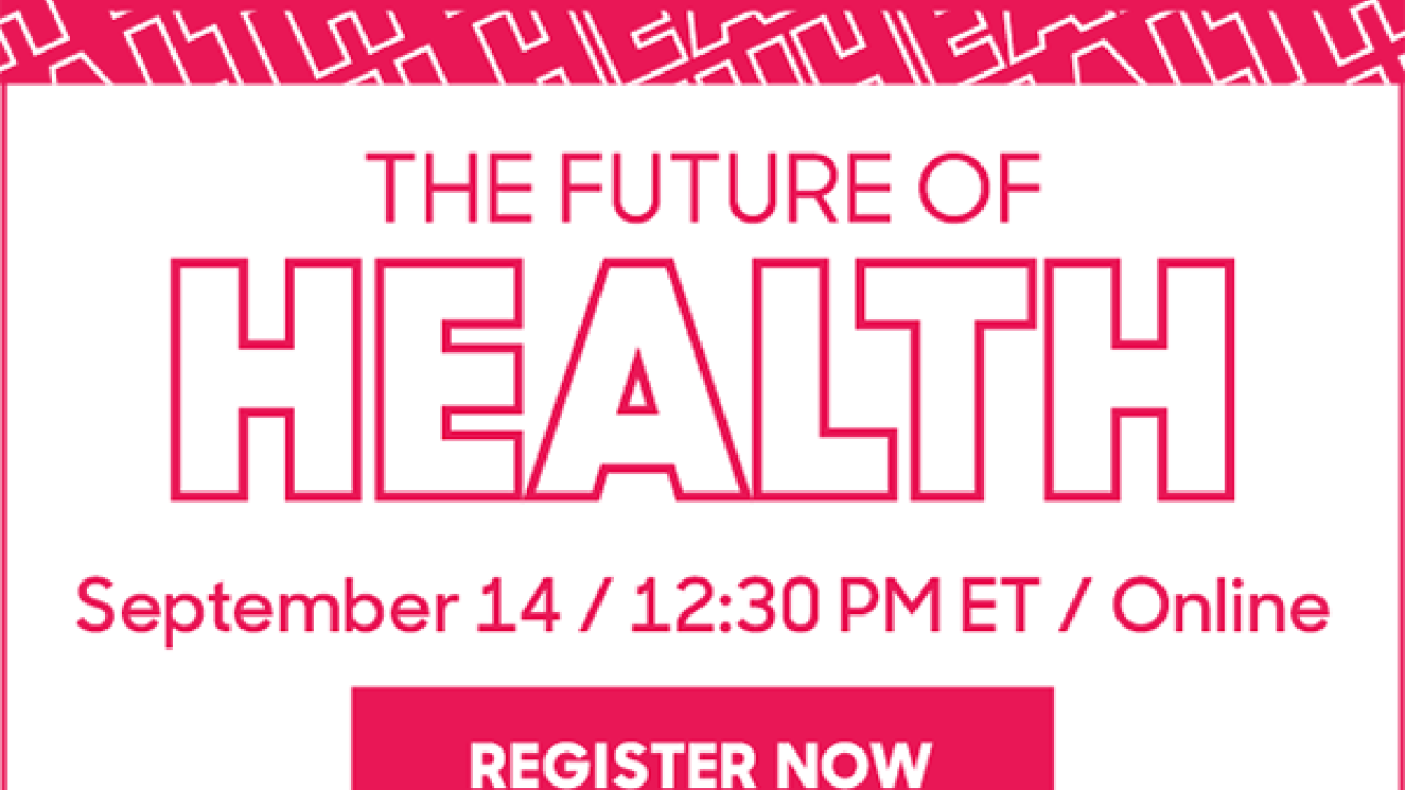 The Future of Health event poster