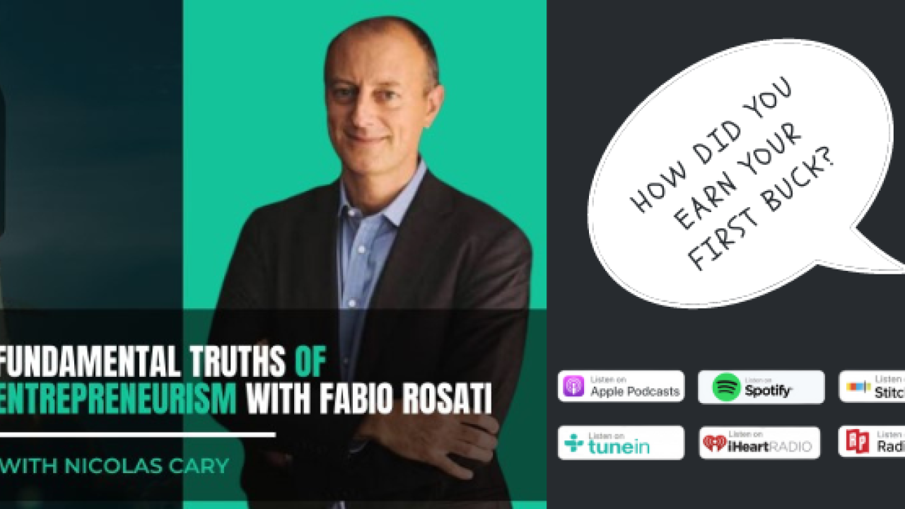 Fabio Rosati on Sky's the Limit's ‘The First Buck’ Podcast