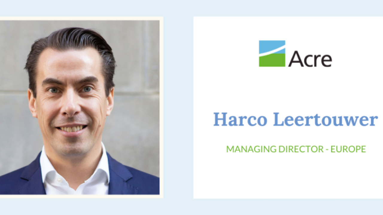 Harco Leertouwer, Managing Director Europe