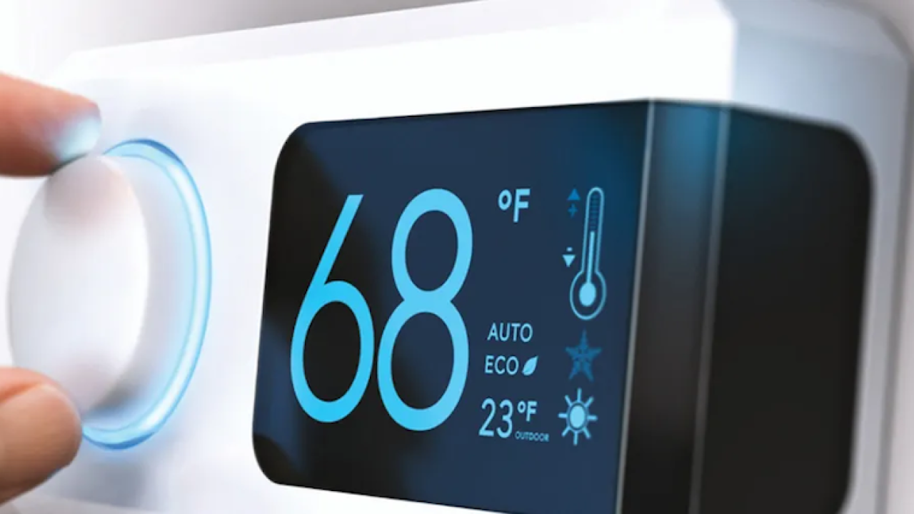 Turning the temperature to 68