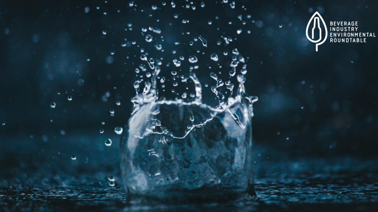 splash of water