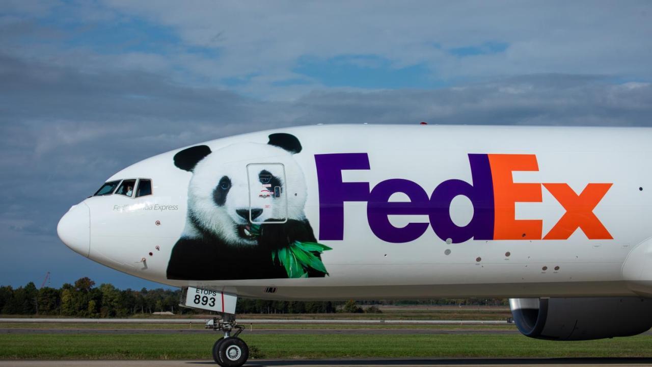 The ‘Panda Express’ Boeing 777-Freighter prepares to transport pandas to their new home