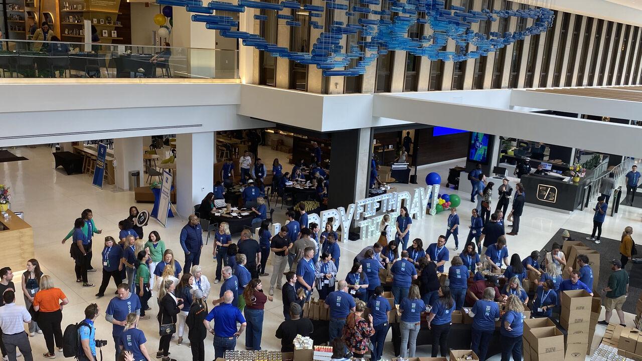 Crowd at Fifth Third Day