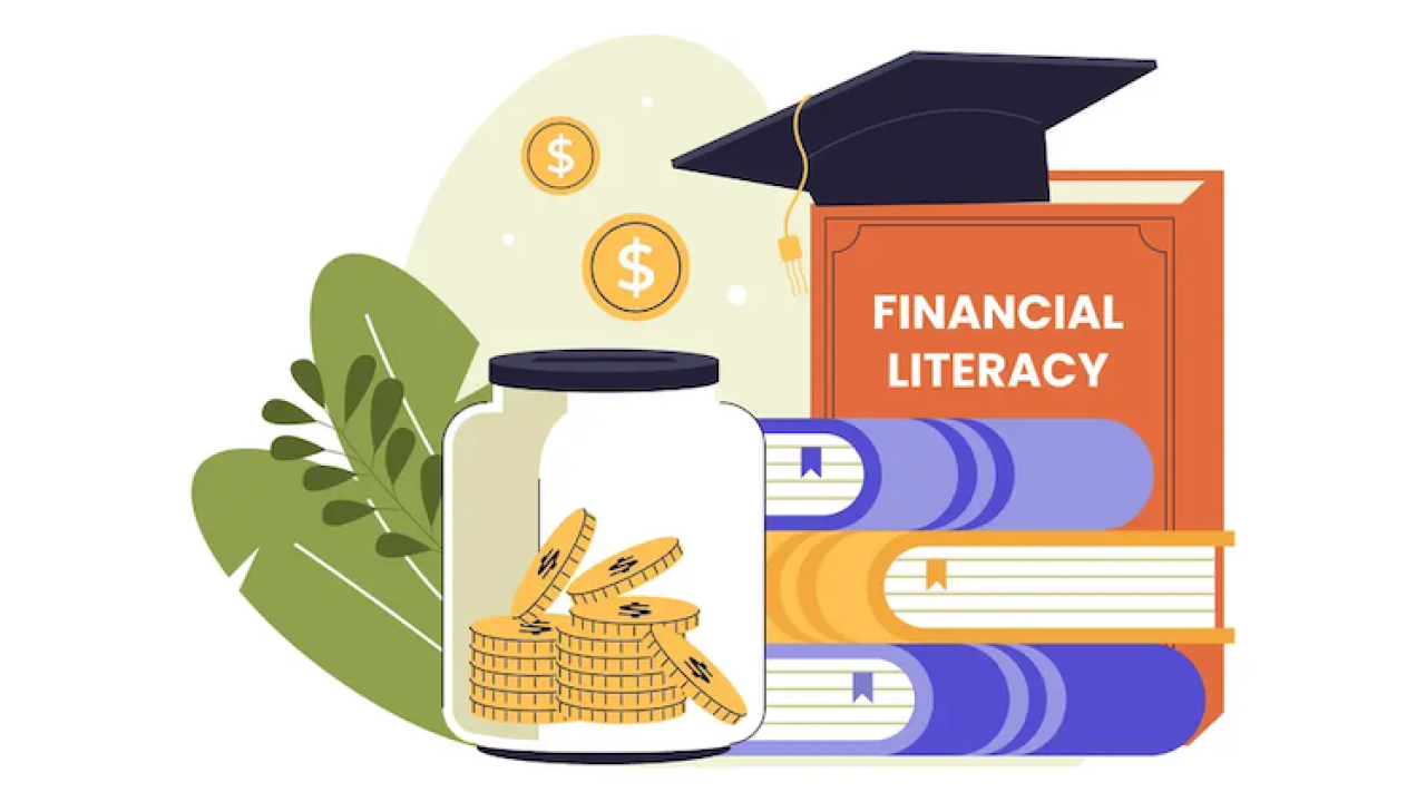 Financial literacy education and saving illustration. Hengki Lestio/Getty Images