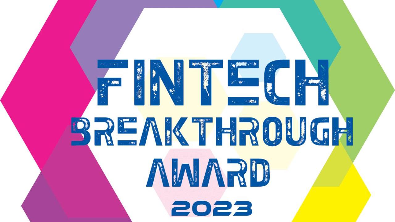 "Fintech Breakthrough Award 2023" badge