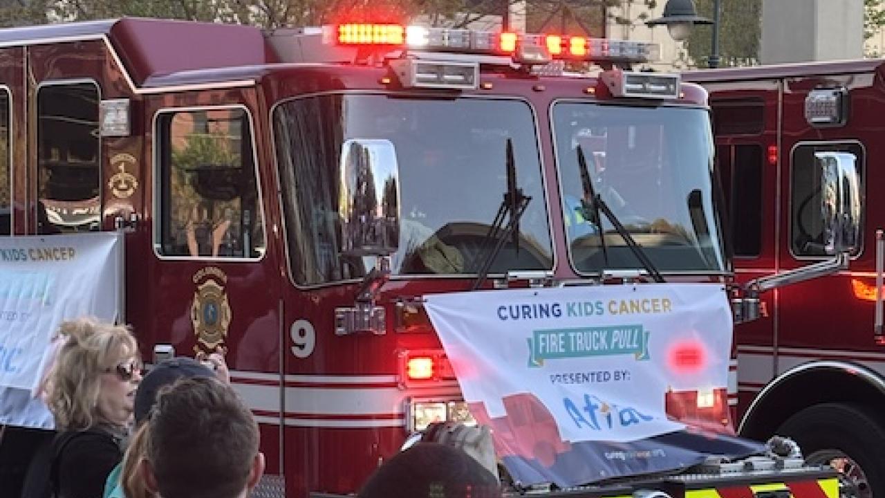 Curing Kids Cancer’s 12th annual Fire Truck Pull.