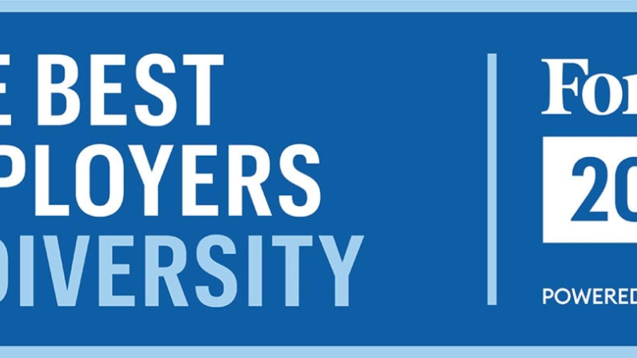 "The best employers for diversity" Forbes 2022 powered by statista