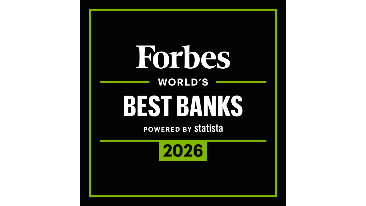 Forbes World's Best Banks 2026 logo