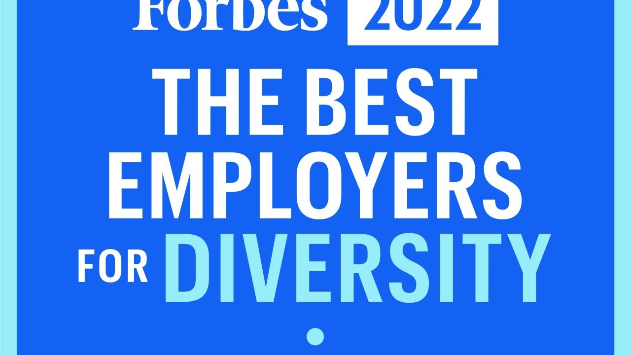 Forbes 2022: The Best Employers for Diversity badge