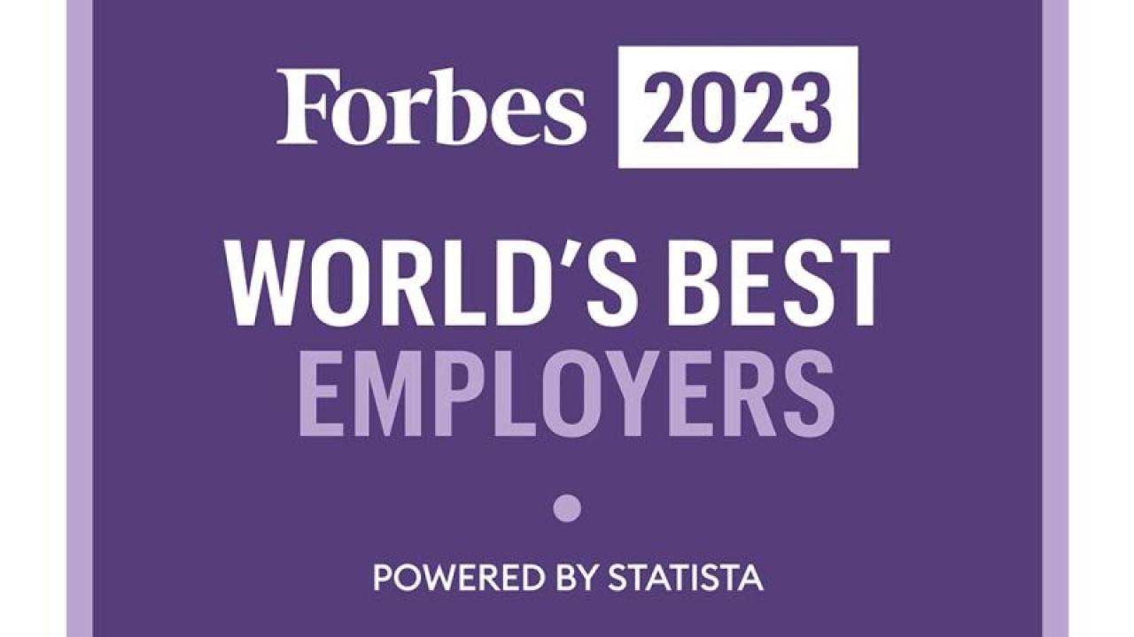 "Forbes 2023 World's Best Employers"