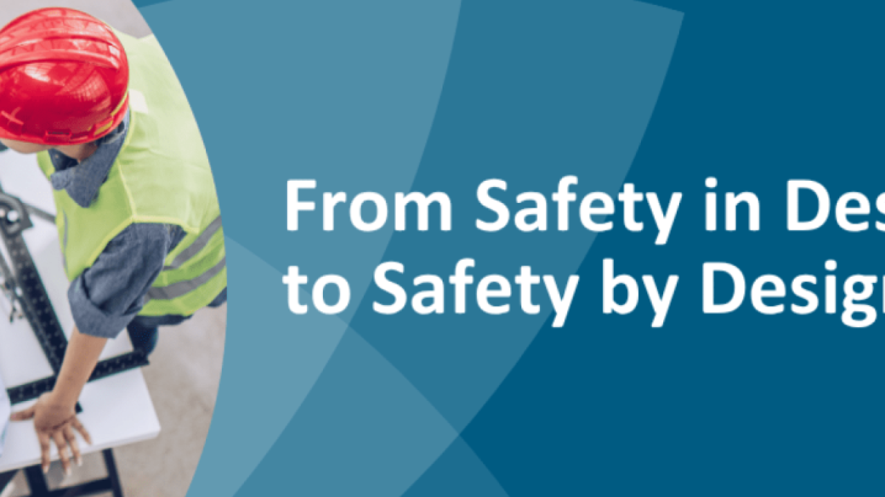 Banner with text "From Safety in Design to Safety by Design"