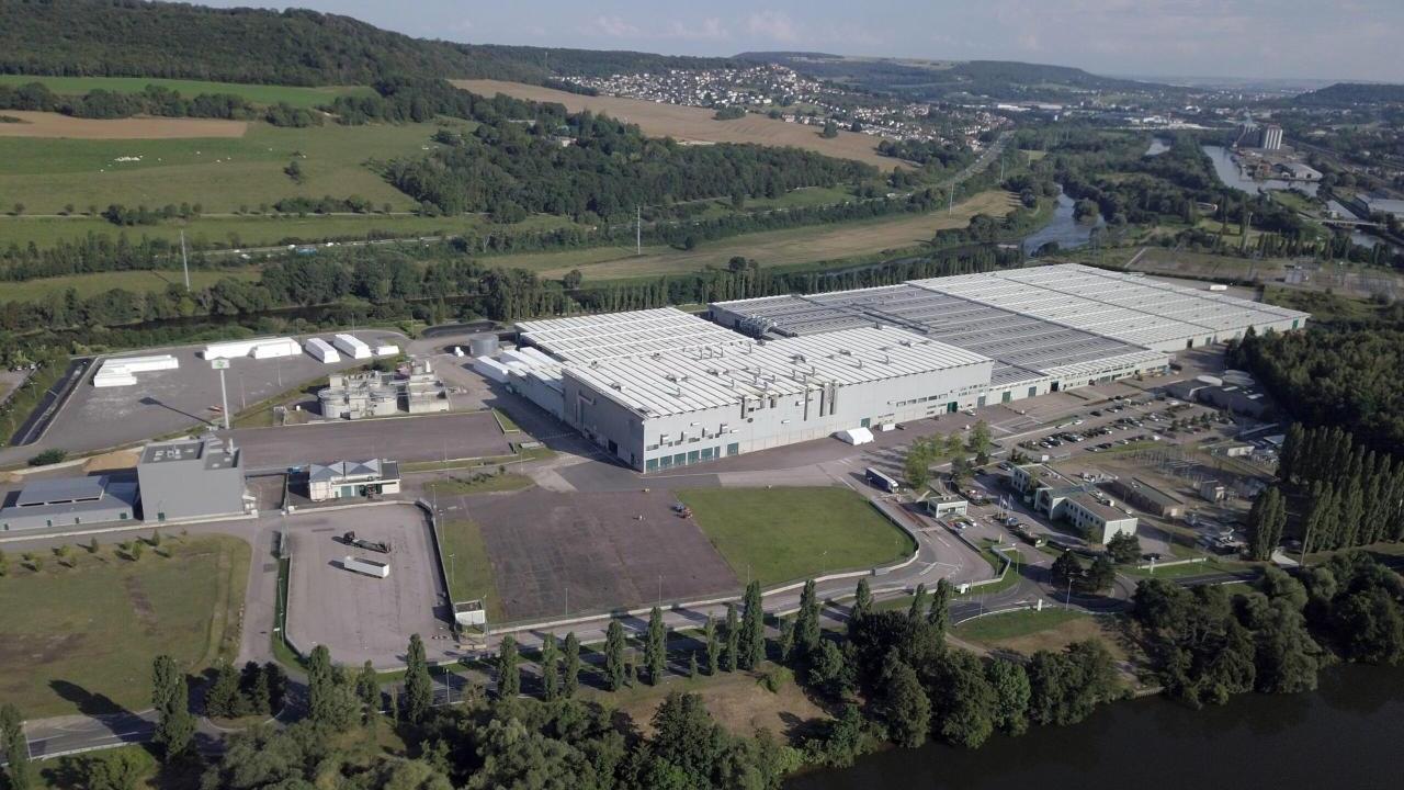Aerial view of the Frouard plant