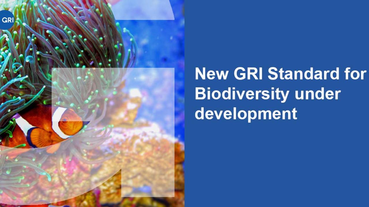 New GRI Standard for Biodiversity under development