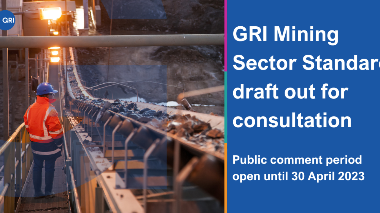 GRI Mining Standard public comment