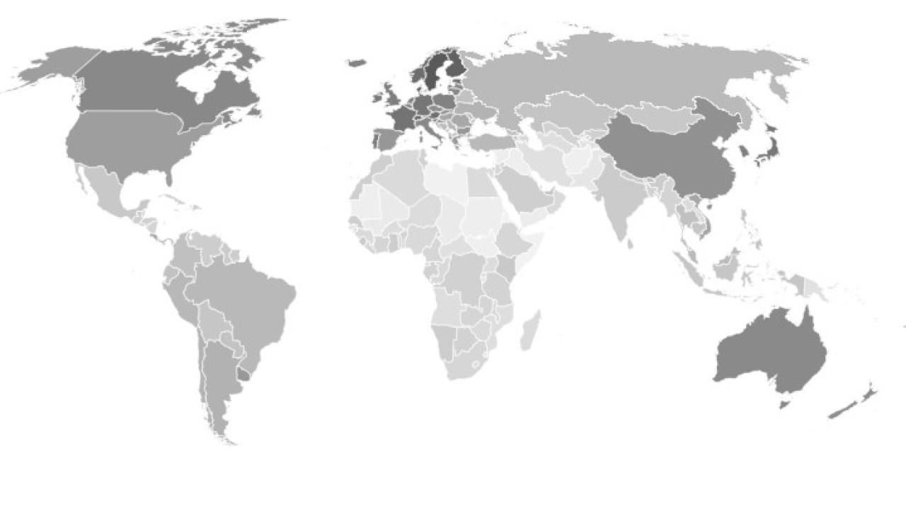 The Global Sustainable Competitiveness World Map 2024