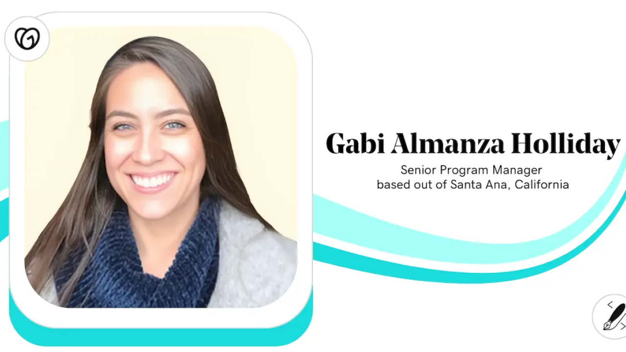 Gabi Almanza Holliday, Senior Program Manager, GoDaddy.