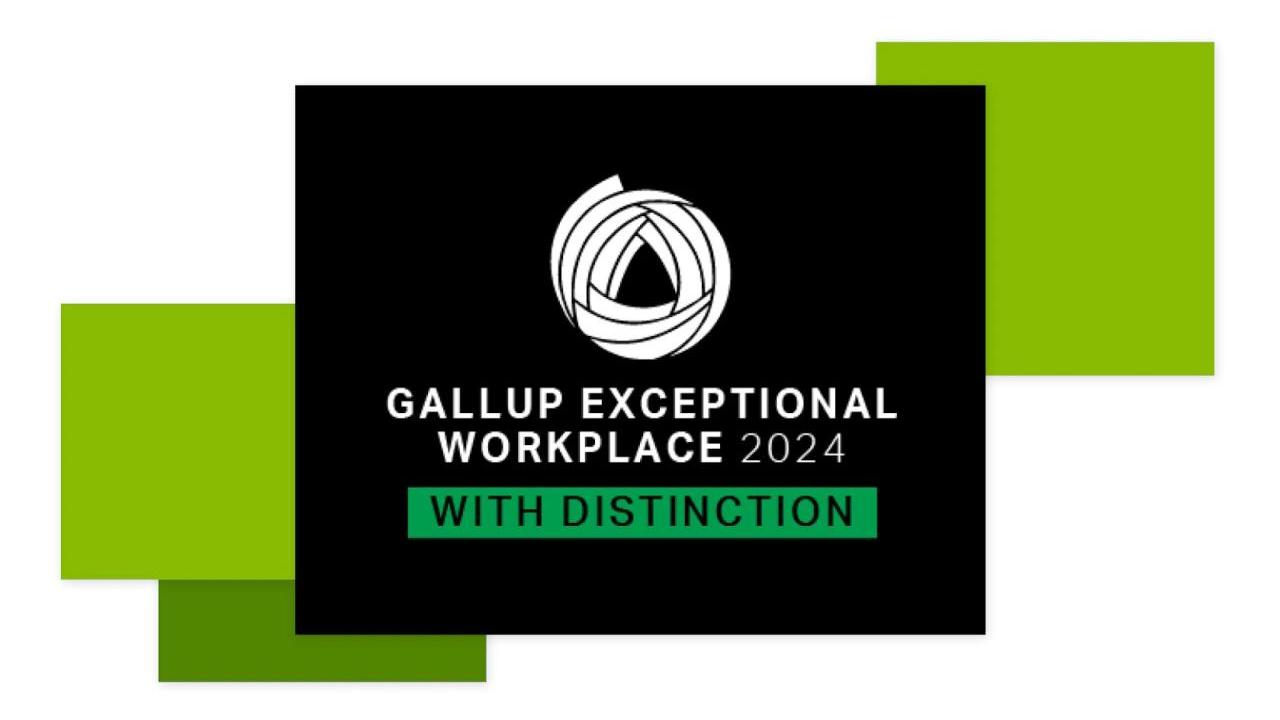 Gallup exceptional workplace 2024 with distinction