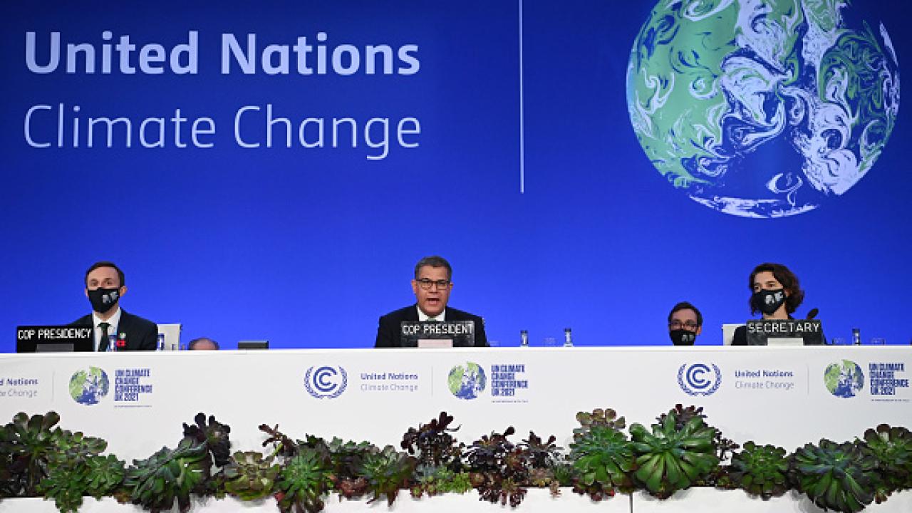 panel at cop26