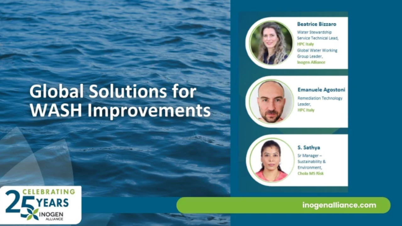 Photo showcasing the webinar title and guest speakers