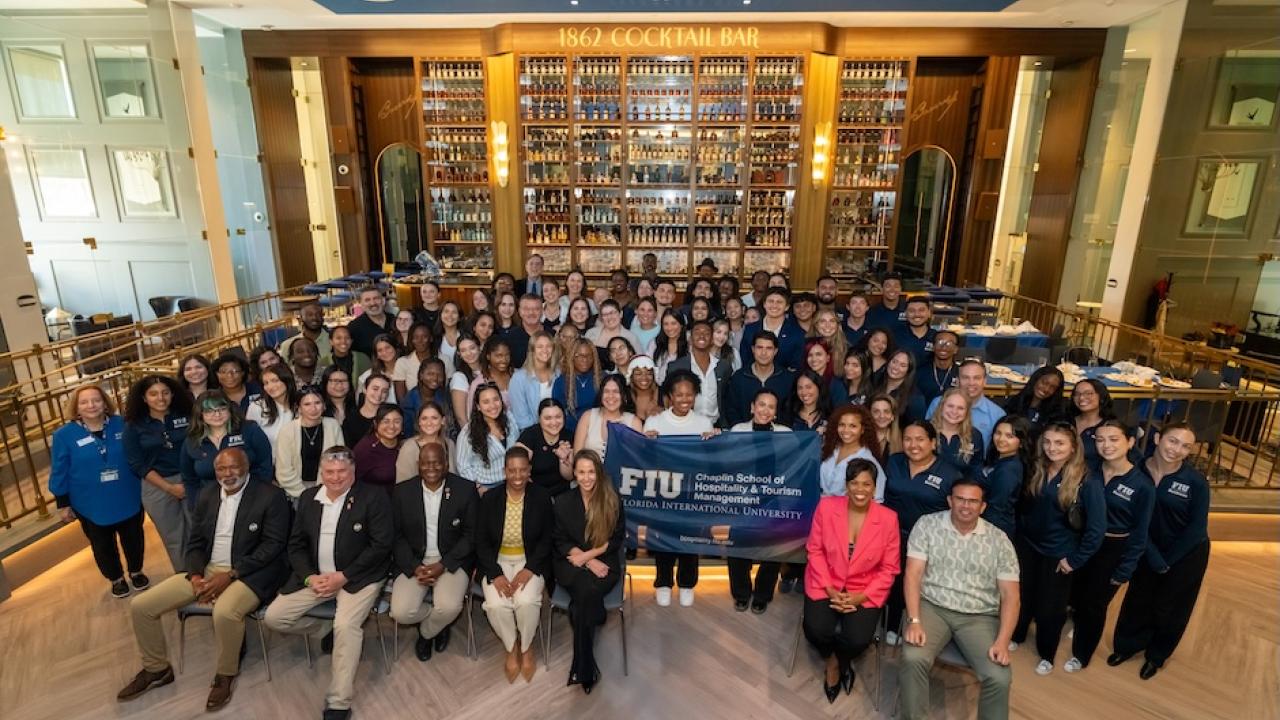 Group photo of students and faculty