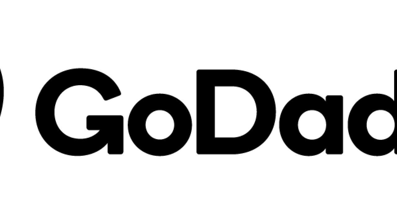 GoDaddy logo.