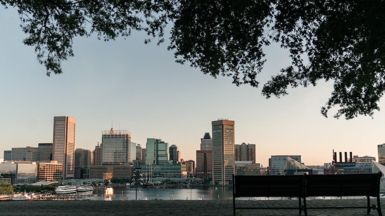 Skyline of Baltimore, Maryland