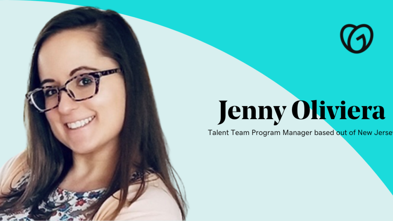 Jenny Oliviera; Talent Team Program Manager based out of New Jersey.