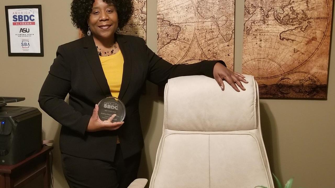 Caption: Andrea Rogers Mosley, Director of the Alabama SBDC Network at Alabama State University